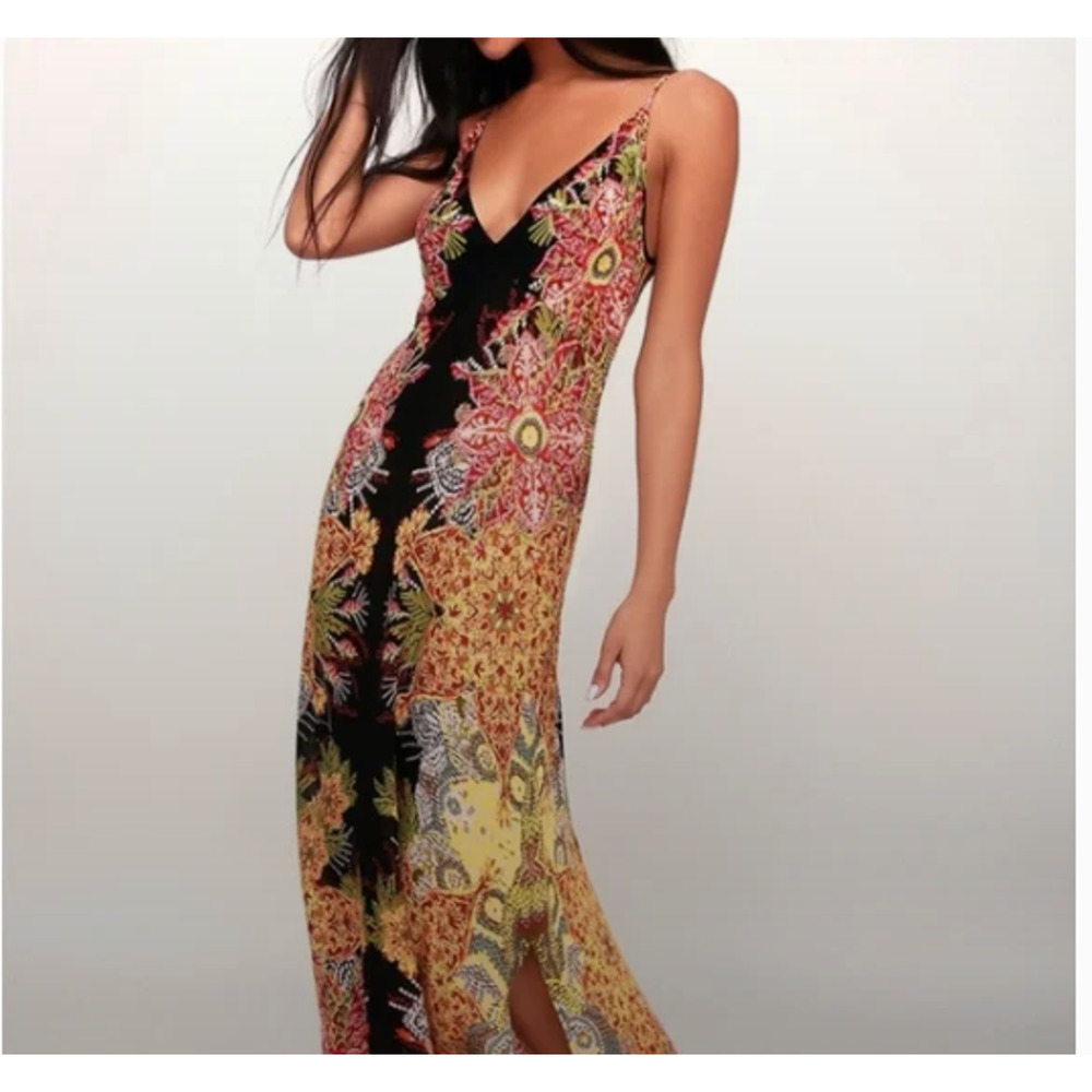 Free People Multicolor Maxi Dress